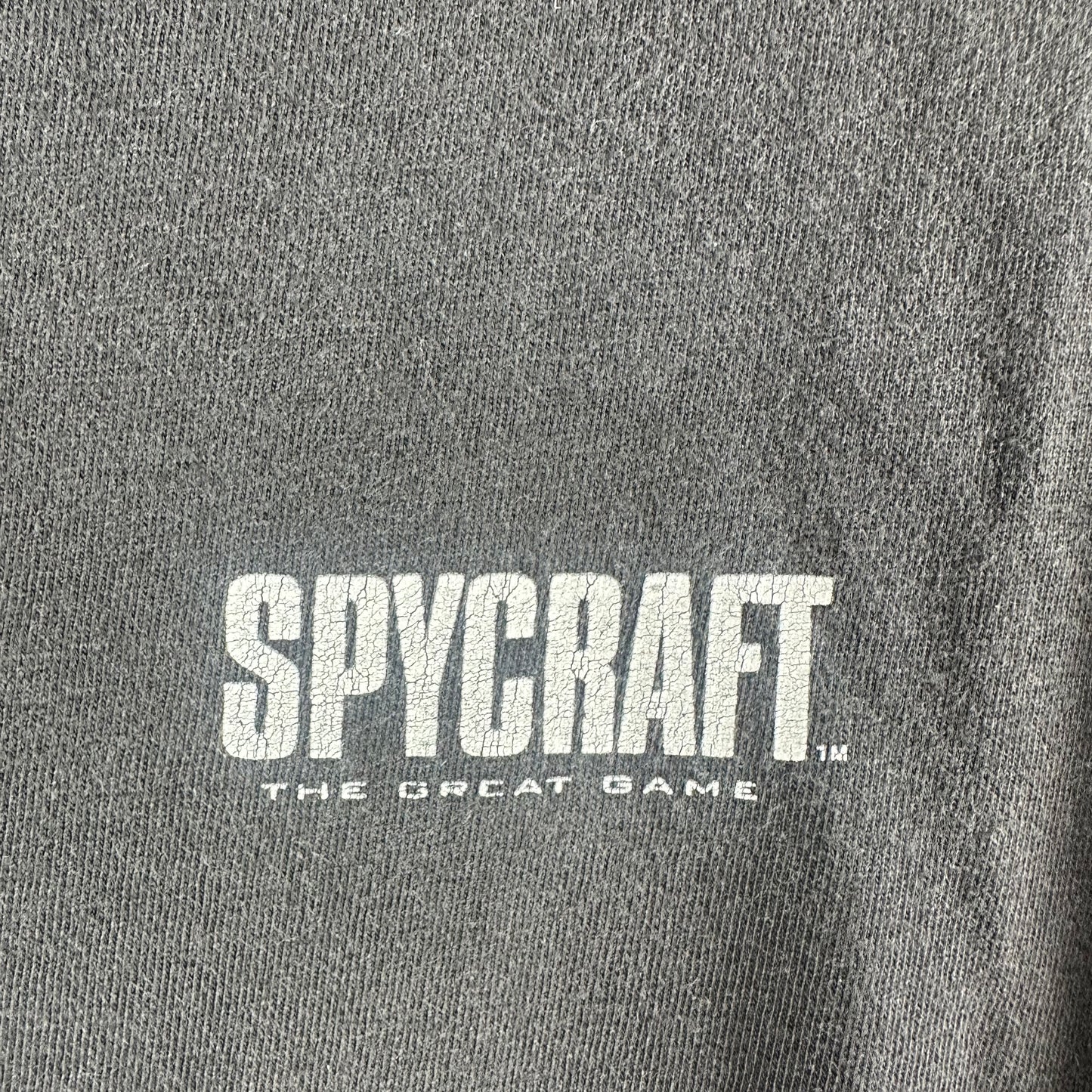 Vintage 1996 Spycraft The Great Game Activistion Video Game Promo T-Shirt