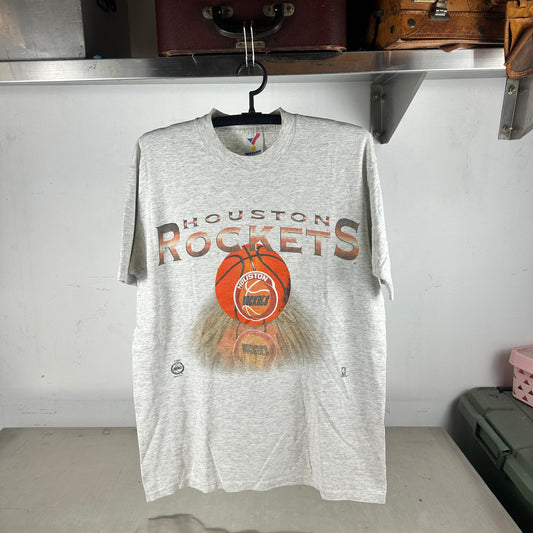 Vintage 90s Houston Rockets Basketball NBA Graphic Single Stitch T-shirt
