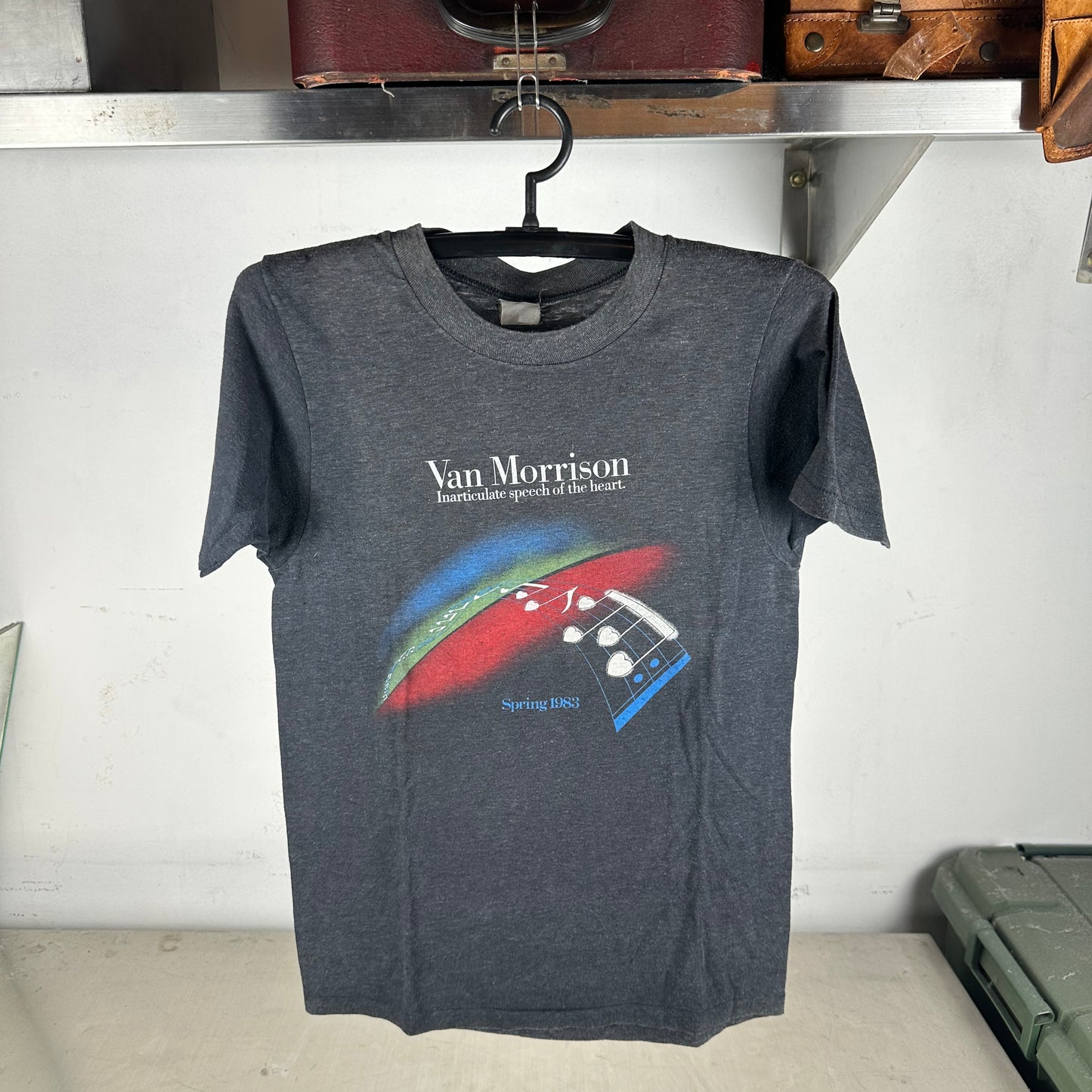 Vintage 1983 Van Morrison Inarticulate Speech of the Heart Single Stitch T-Shirt