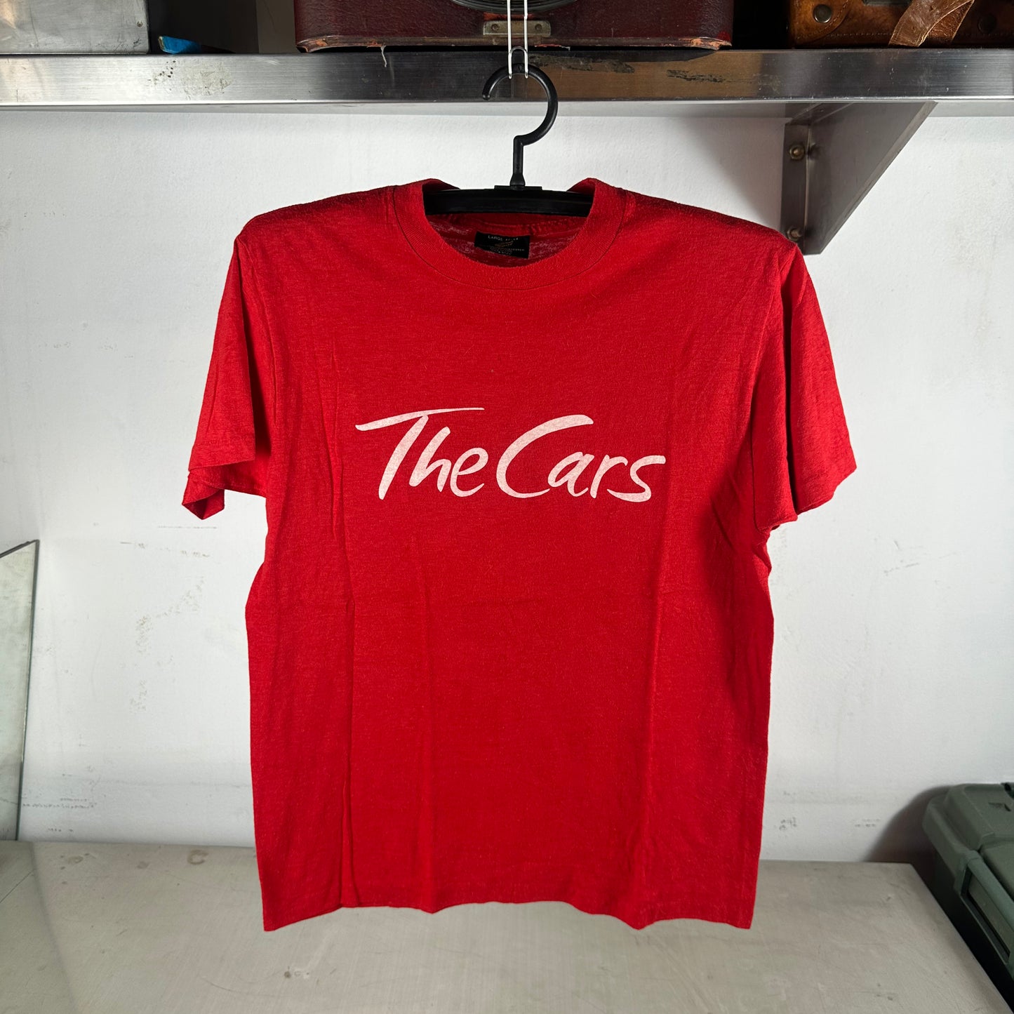 Vintage 80s The Cars All Hit B95 Rock Band Single Stitch T-Shirt