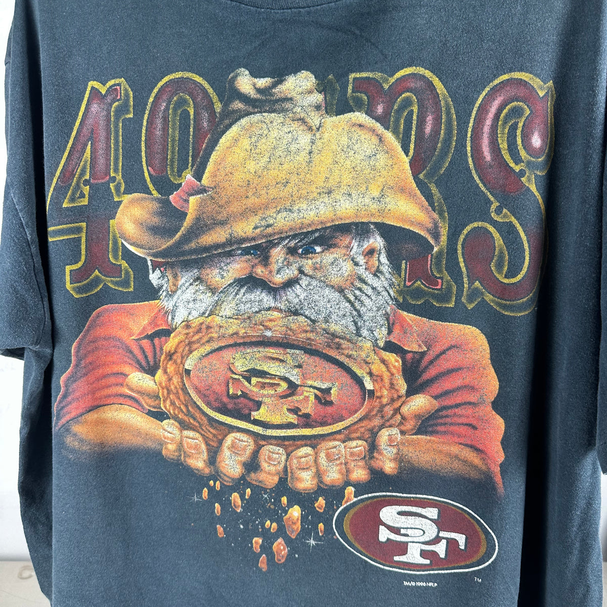 Vintage 1996 San Francisco 49ers Sourdough Sam NFL Graphic T-Shirt