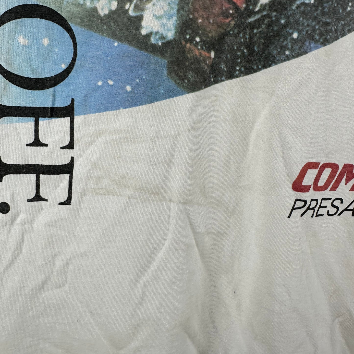 Vintage 90s Compaq Presario Computer Don't Just Boot Up Blast Off Promo T-Shirt