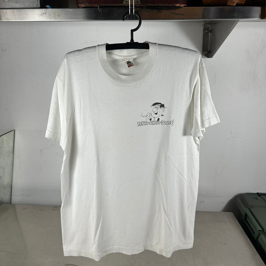 Vintage 90s The Grateful Fred Flintstones Weed Parody Single Stitch T-Shirt
