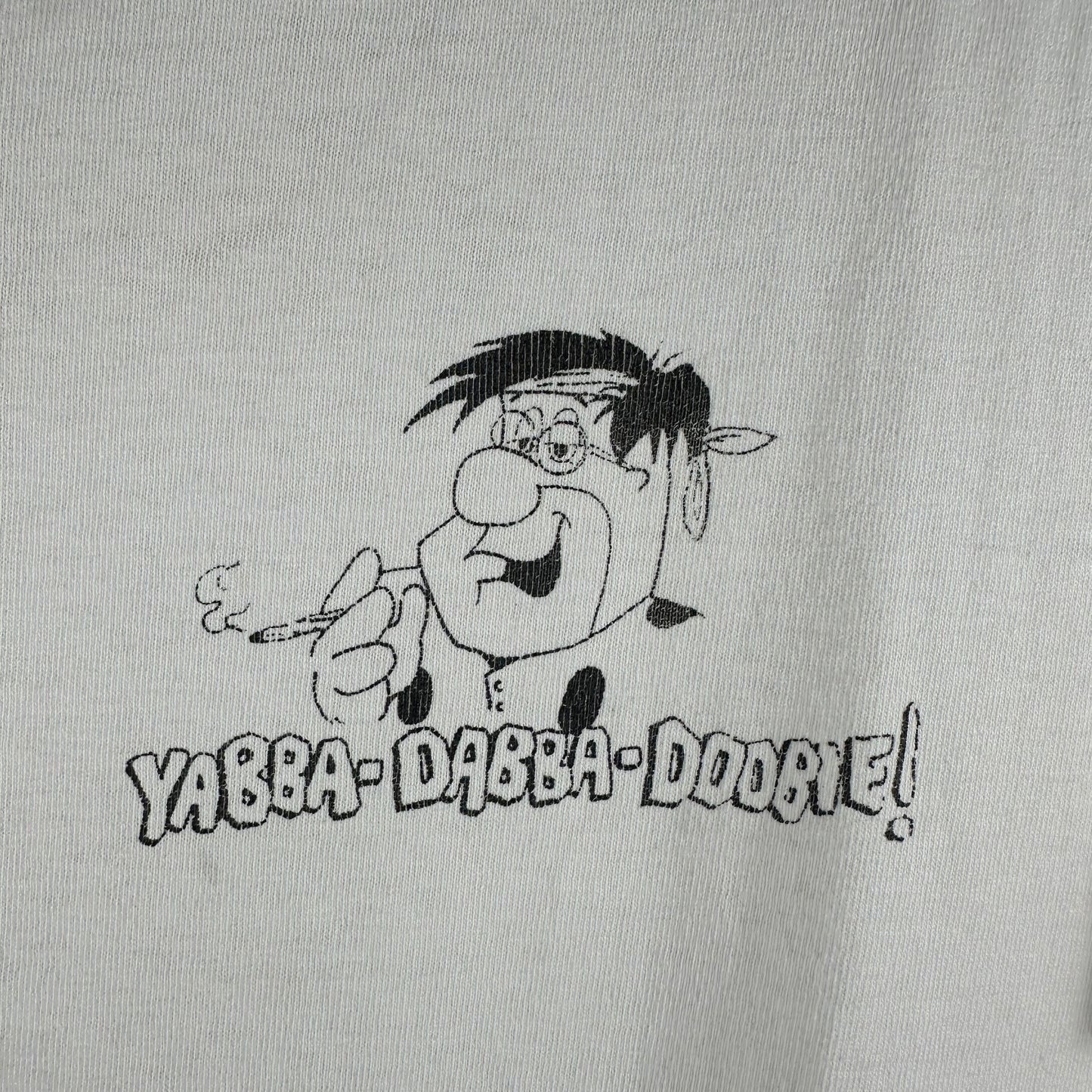 Vintage 90s The Grateful Fred Flintstones Weed Parody Single Stitch T-Shirt