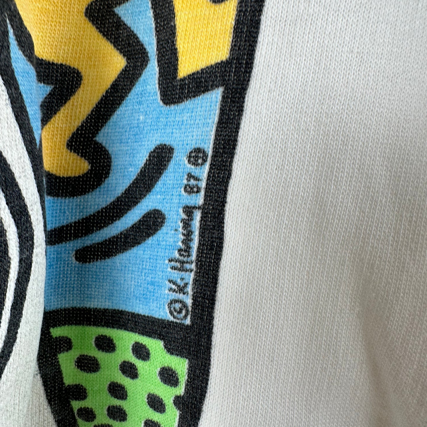 Vintage 1987 Keith Haring Lucky Strike Pop Art Sweatshirt