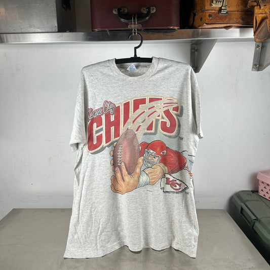 Vintage 1994 Kansas City Chiefs NFL Salem Sportswear Wraparound T-Shirt