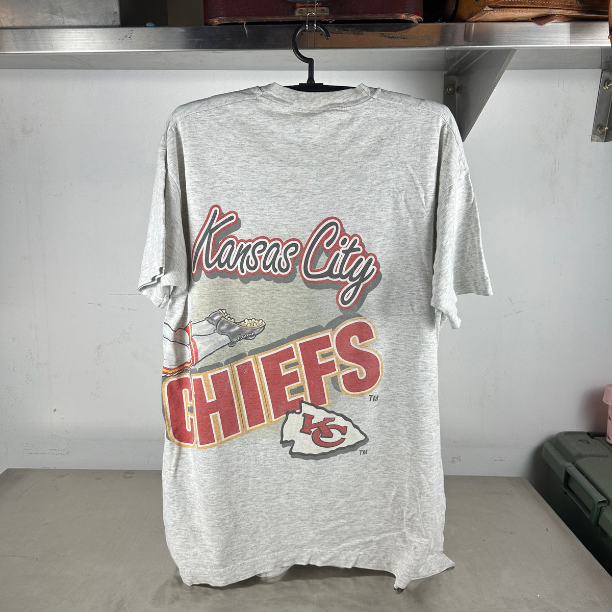 Vintage 1994 Kansas City Chiefs NFL Salem Sportswear Wraparound T-Shirt