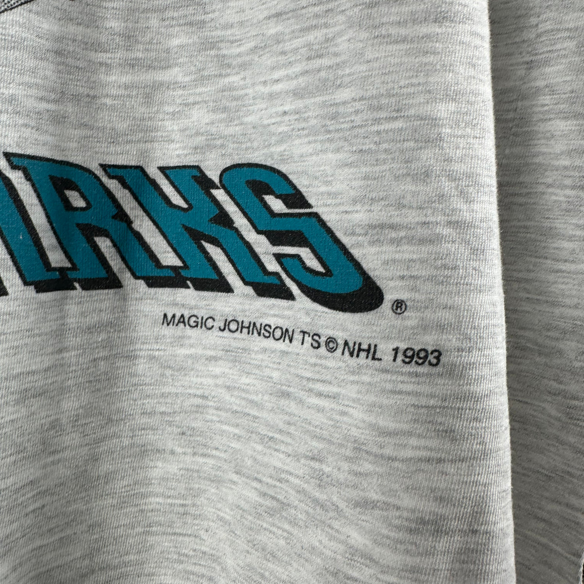 Vintage 1993 San Jose Sharks Hockey NHL Graphic T-Shirt