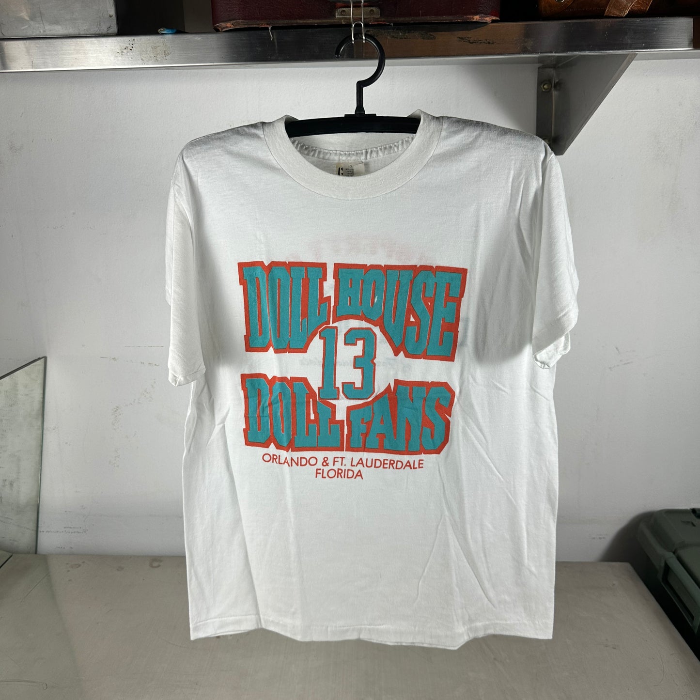 Vintage 80s Thee Dollhouse Doll Fans Strip Club Cabaret Single Stitch T-Shirt