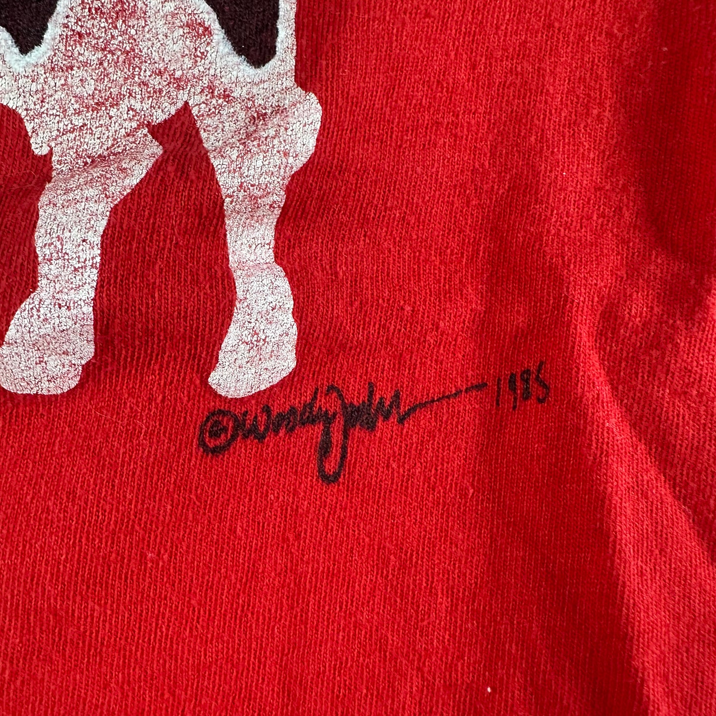 Vintage 1985 Ben &Jerry's Ice Cream Cow Artwork Promo Single Stitch T-Shirt