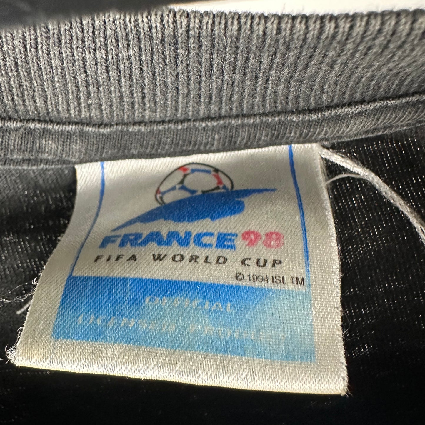 Vintage 1998 France FIFA World Cup Soccer Graphic Single Stitch T-Shirt