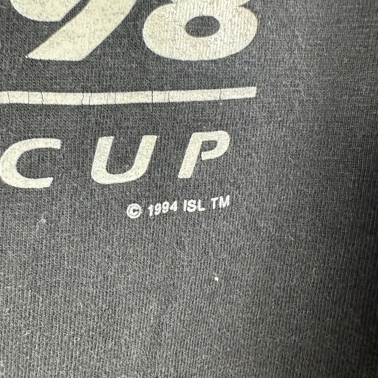 Vintage 1998 France FIFA World Cup Soccer Graphic Single Stitch T-Shirt