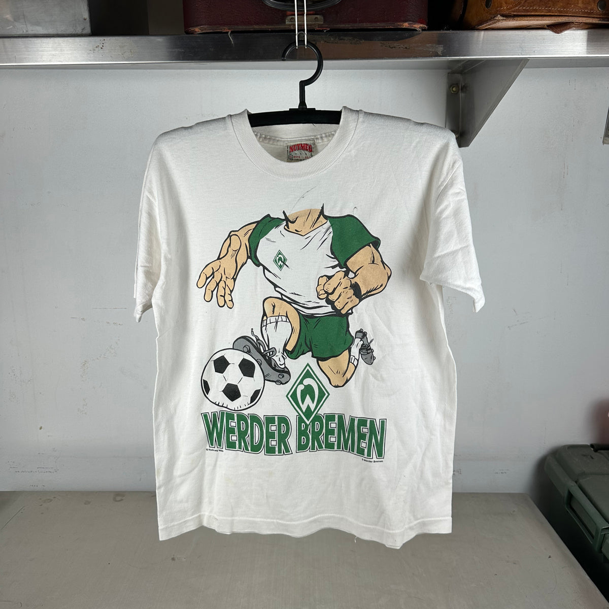 Vintage 90s SV Werder Bremen German Soccer Nutmeg Graphic T-Shirt