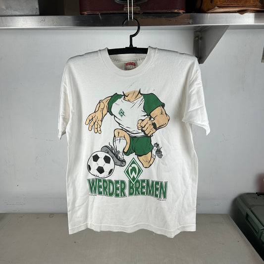 Vintage 90s SV Werder Bremen German Soccer Nutmeg Graphic T-Shirt