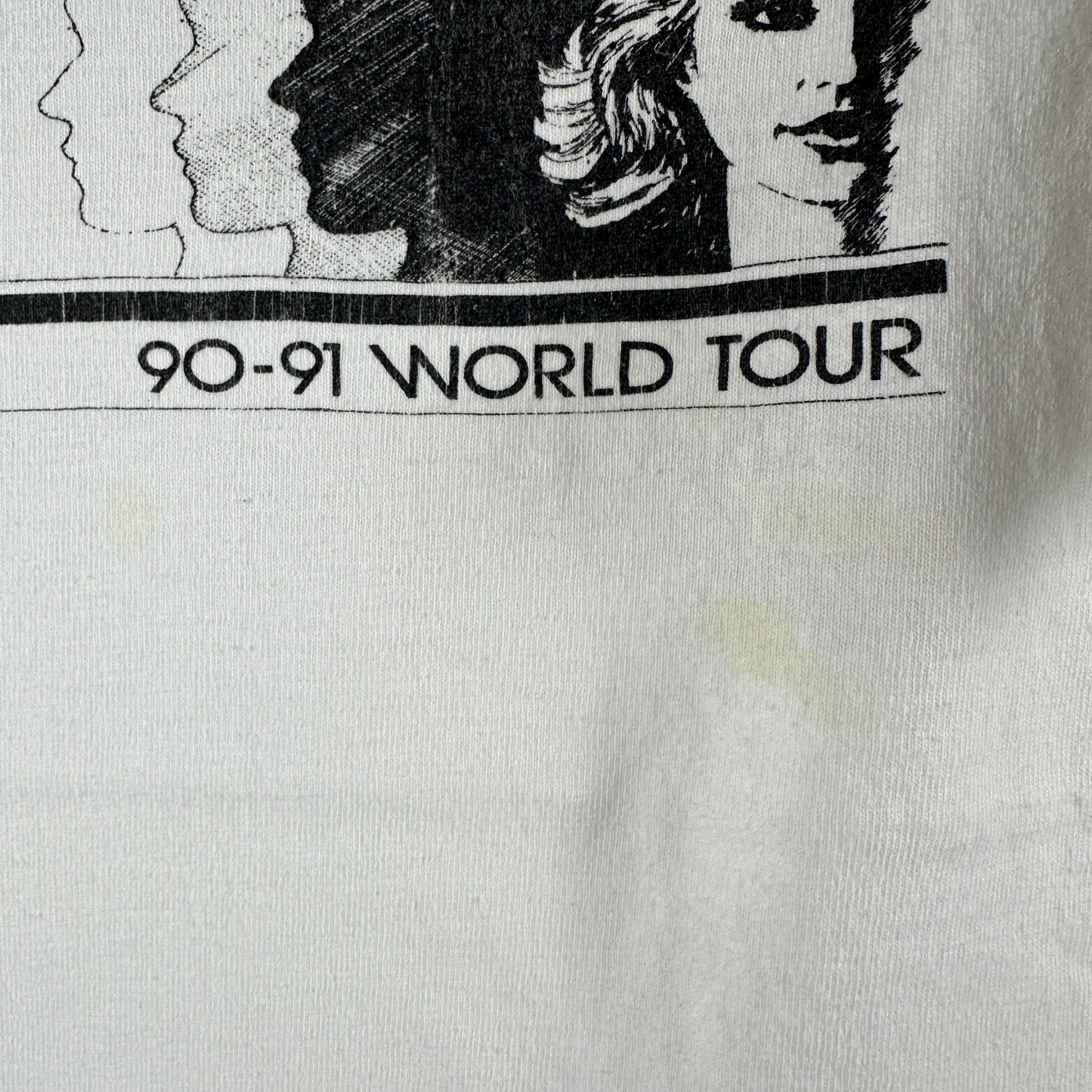 Vintage 1990-91 Face to Face Up with People Tour Concert Punk Rock Band T-Shirt
