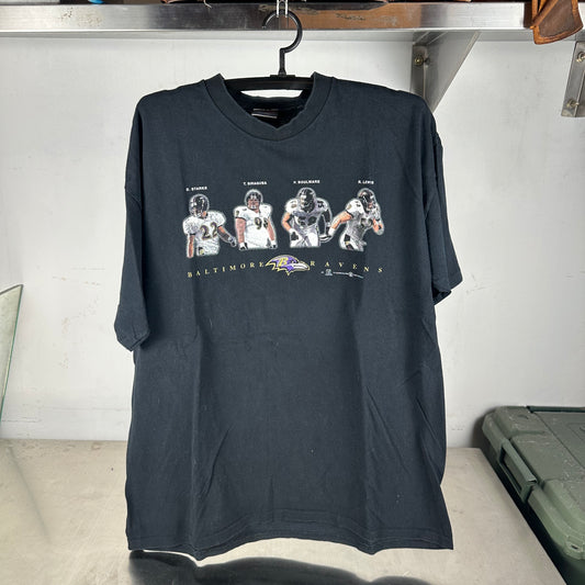 Vintage 2001 Baltimore Ravens Football NFL Graphic T-Shirt