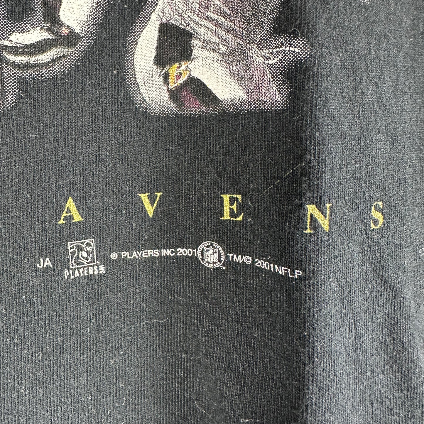 Vintage 2001 Baltimore Ravens Football NFL Graphic T-Shirt