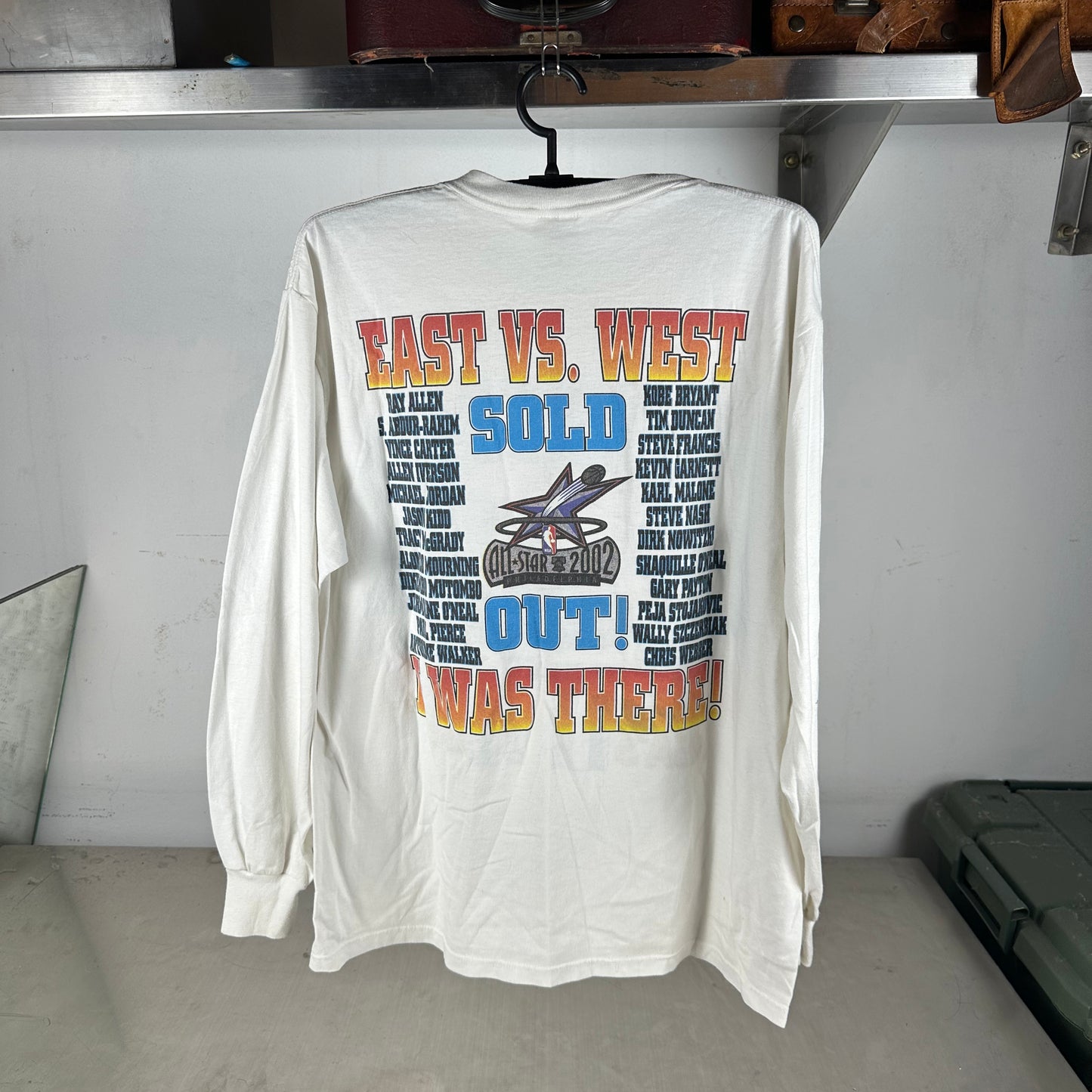 Vintage 2002 NBA Basketball All Star Game Kobe Bryant Michael Jordan T-Shirt