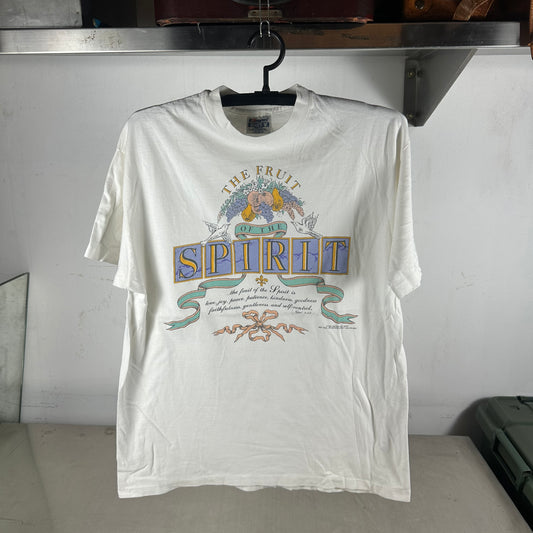 Vintage 1991 The Fruit of the Spirit Religious Graphic Single Stitch T-Shirt