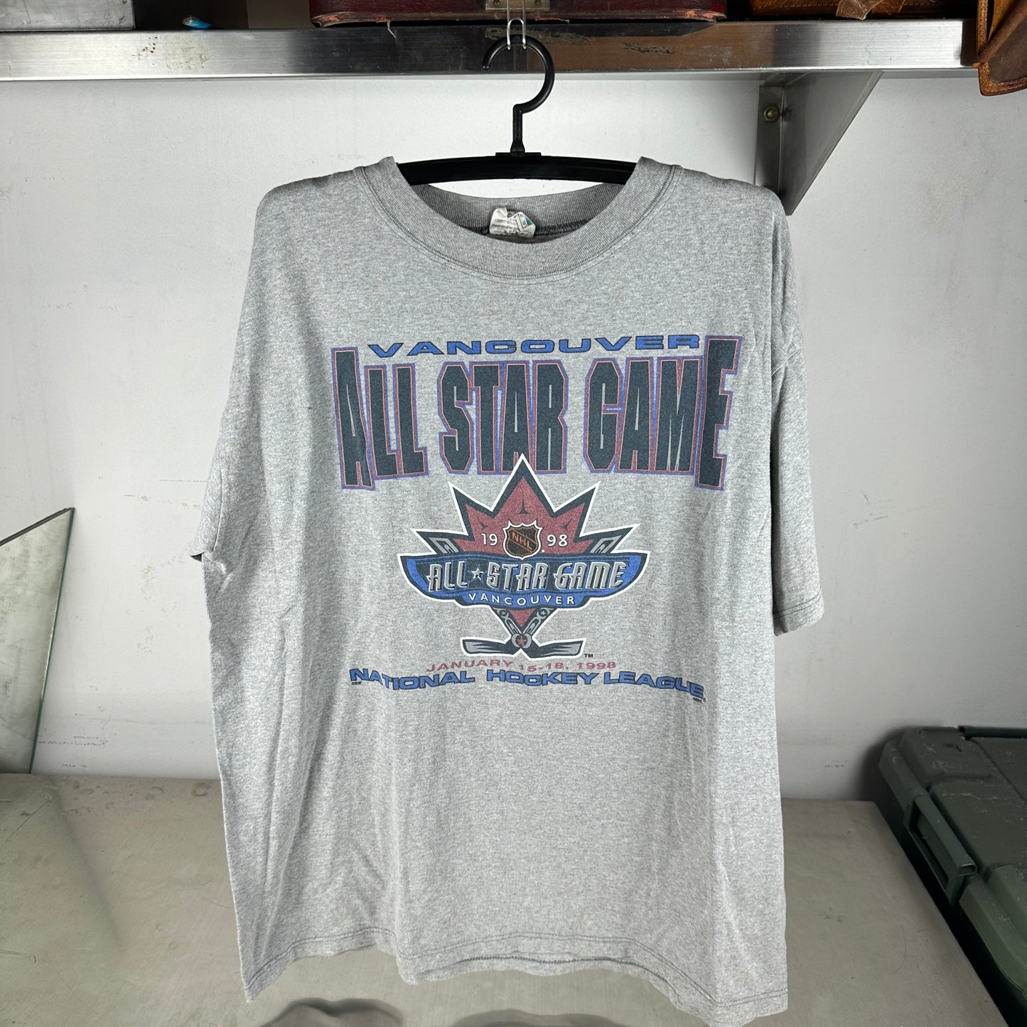 Vintage 1998 NHL Hockey Vancouver All Star Game T-Shirt
