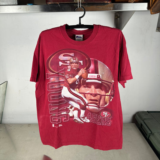 Vintage 1996 Steve Young San Francisco 49ers NFL Single Stitch T-Shirt
