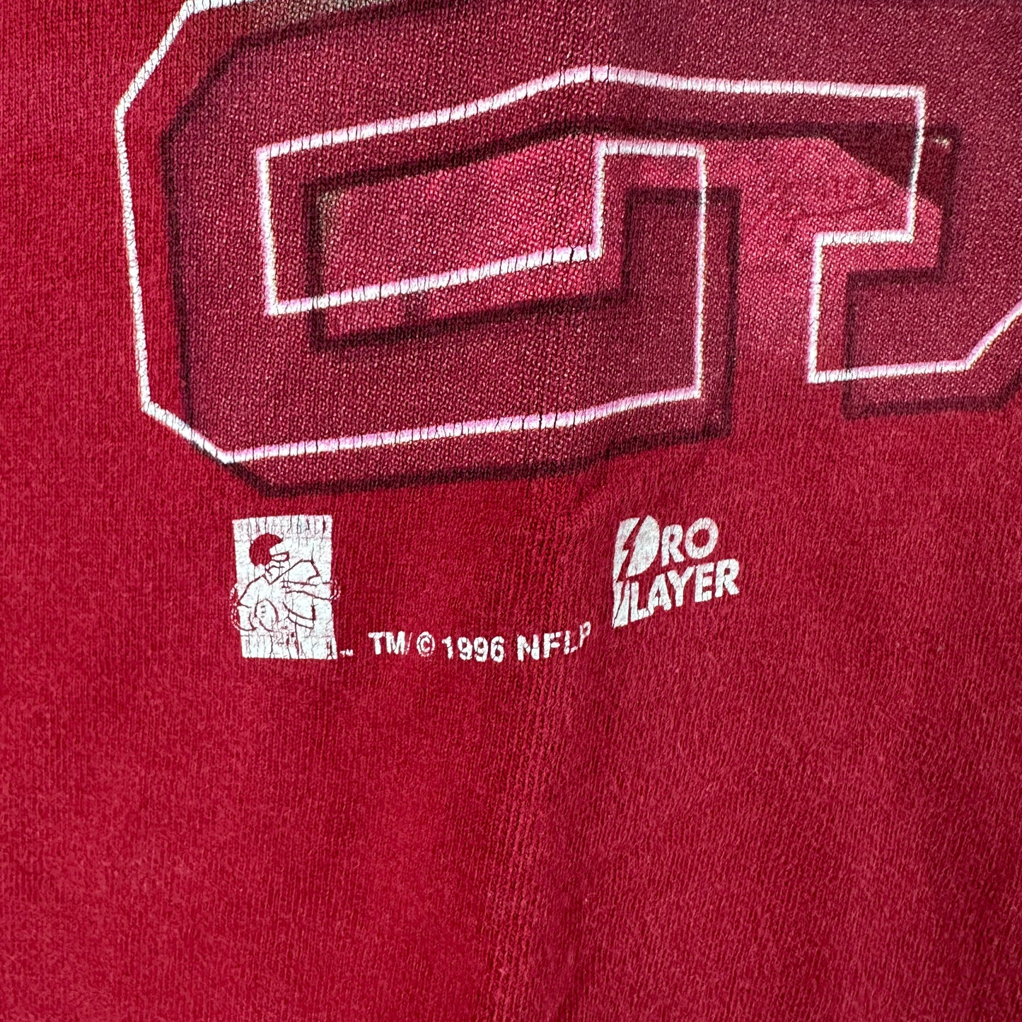 Vintage 1996 Steve Young San Francisco 49ers NFL Single Stitch T-Shirt