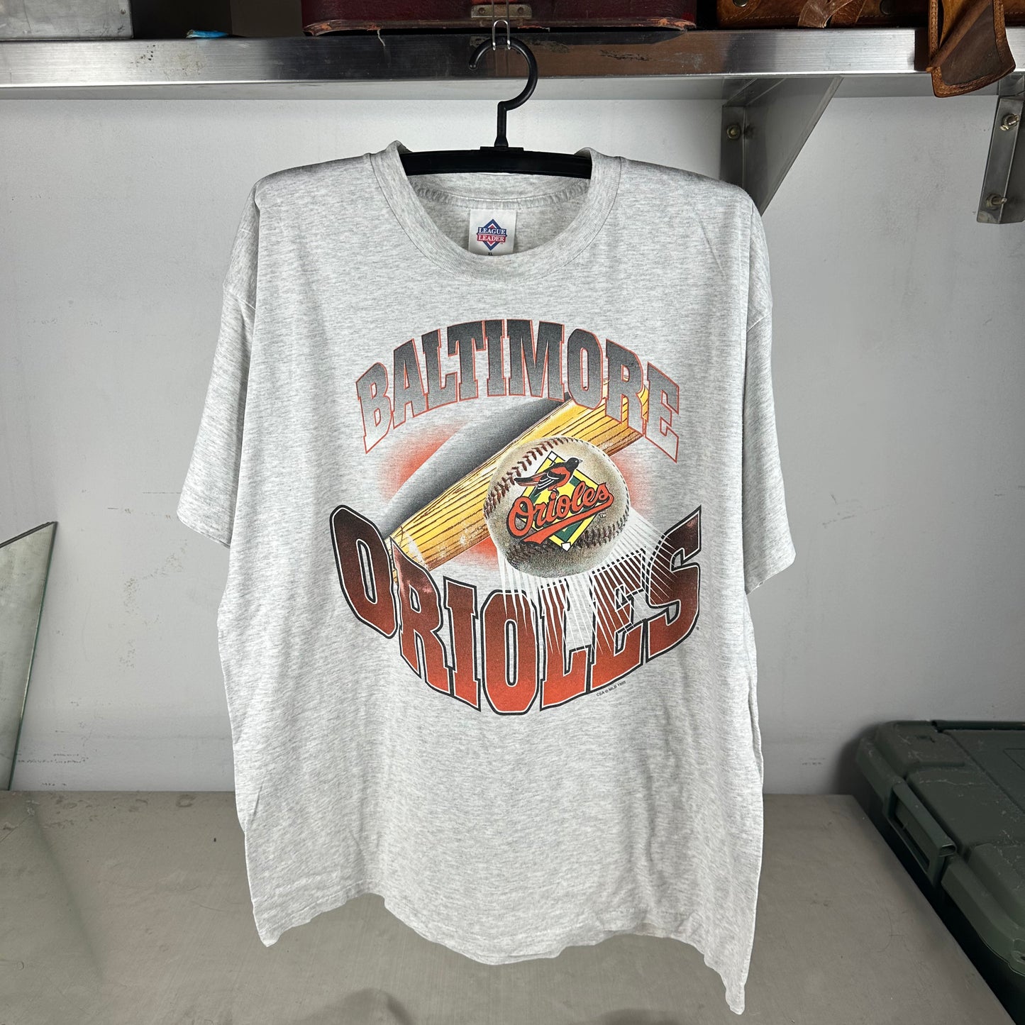 Vintage 1995 Baltimore Orioles Baseball MLB Graphic Single Stitch T-Shirt