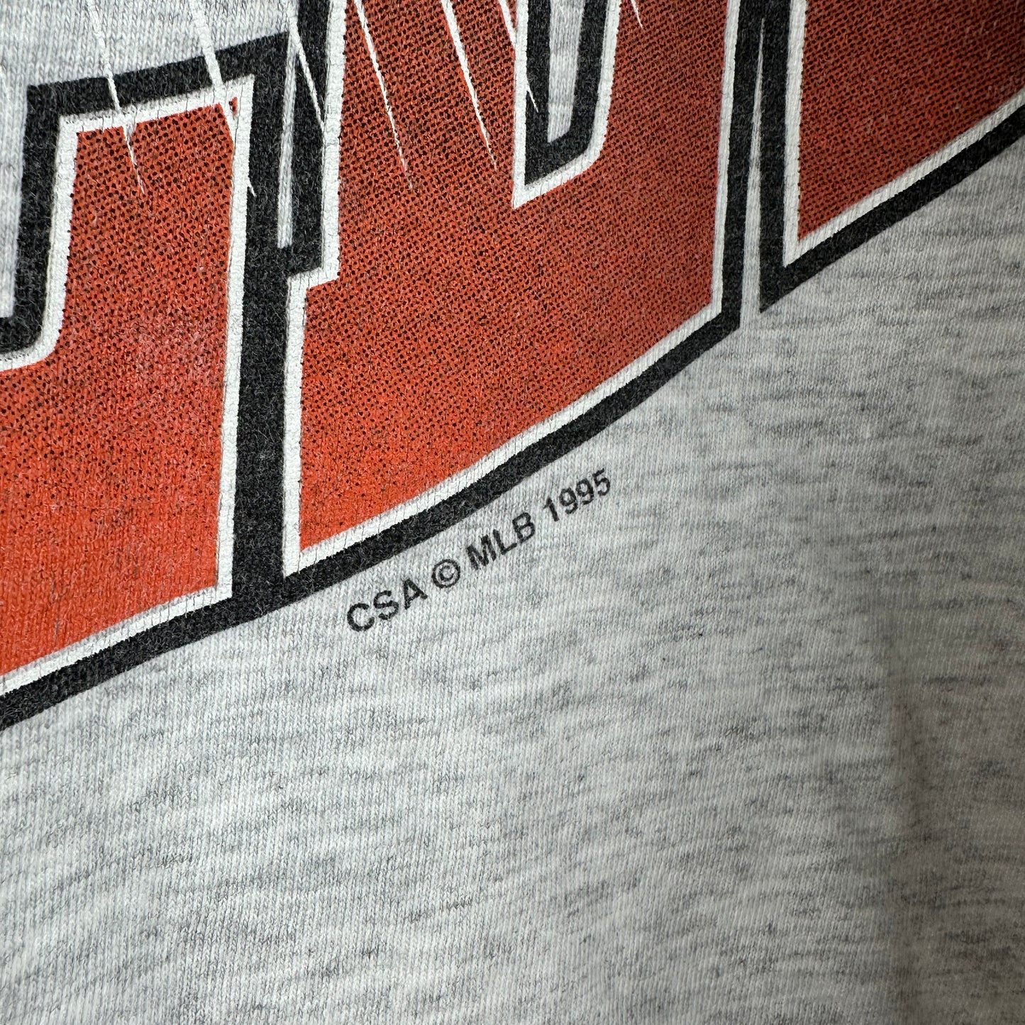 Vintage 1995 Baltimore Orioles Baseball MLB Graphic Single Stitch T-Shirt