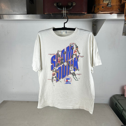 Vintage 1989 NBA All-Star Game Slam Dunk Contest Salem Sportswear T-Shirt