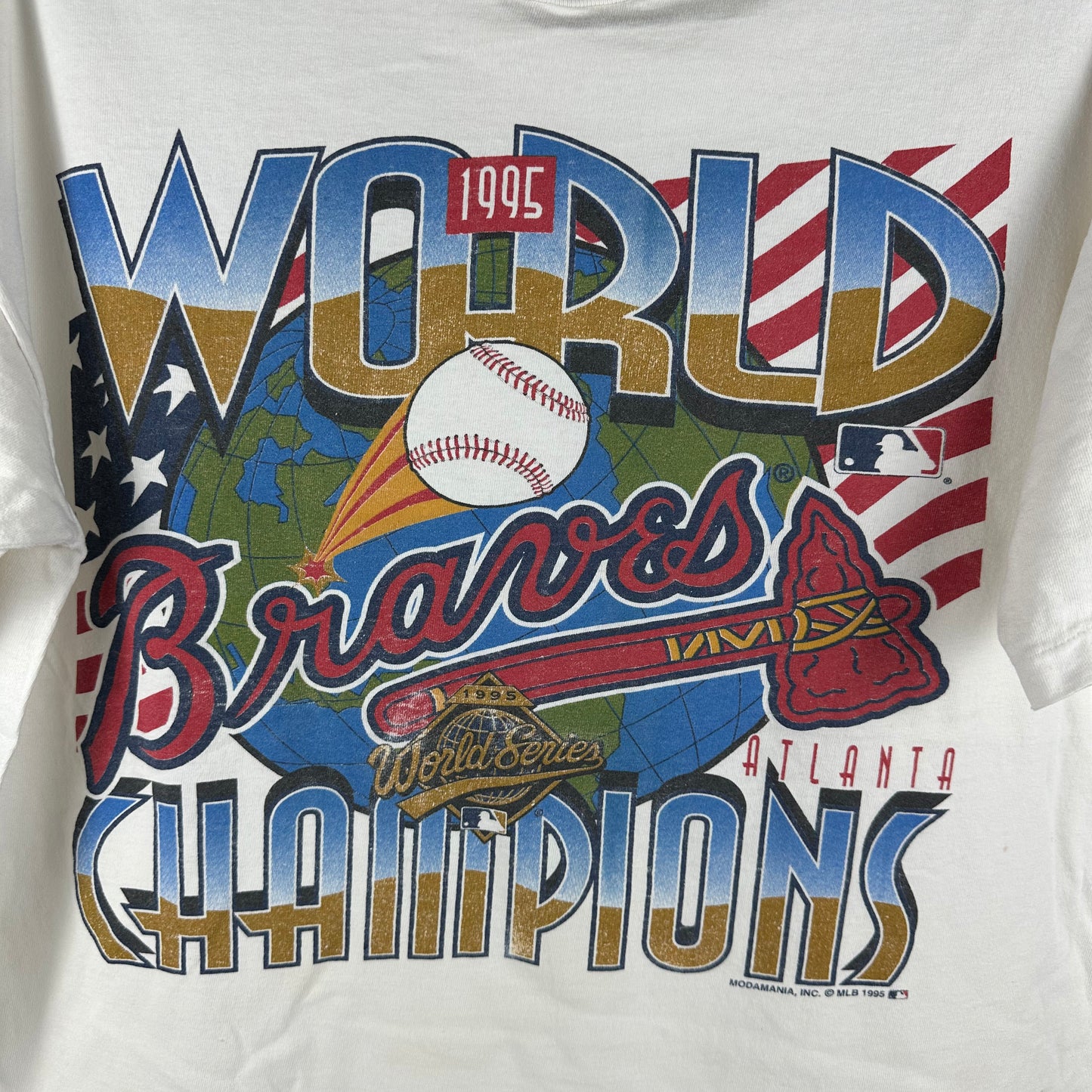 Vintage 1995 Atlanta Braves MLB World Champions T-Shirt