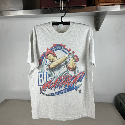 Vintage 1997 Mark McGwire St. Louis Cardinals McAttack! MLB Graphic T-Shirt