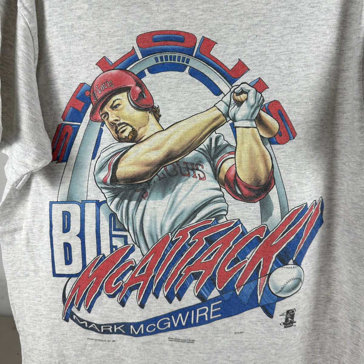 Vintage 1997 Mark McGwire St. Louis Cardinals McAttack! MLB Graphic T-Shirt
