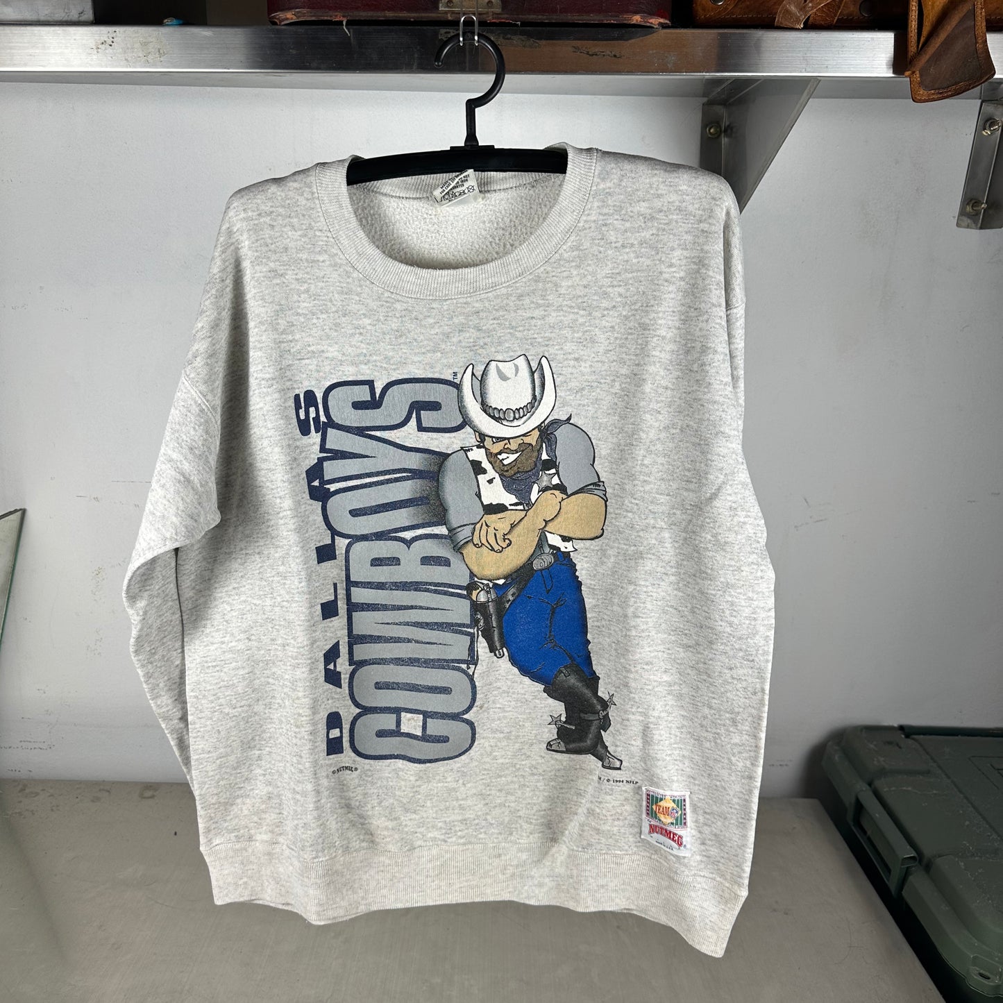 Vintage 1994 Dallas Cowboys Football NFL Nutmeg Sweatshirt