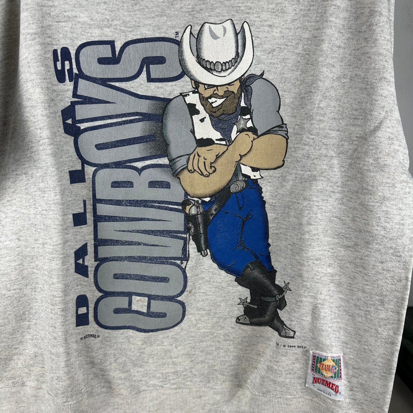 Vintage 1994 Dallas Cowboys Football NFL Nutmeg Sweatshirt