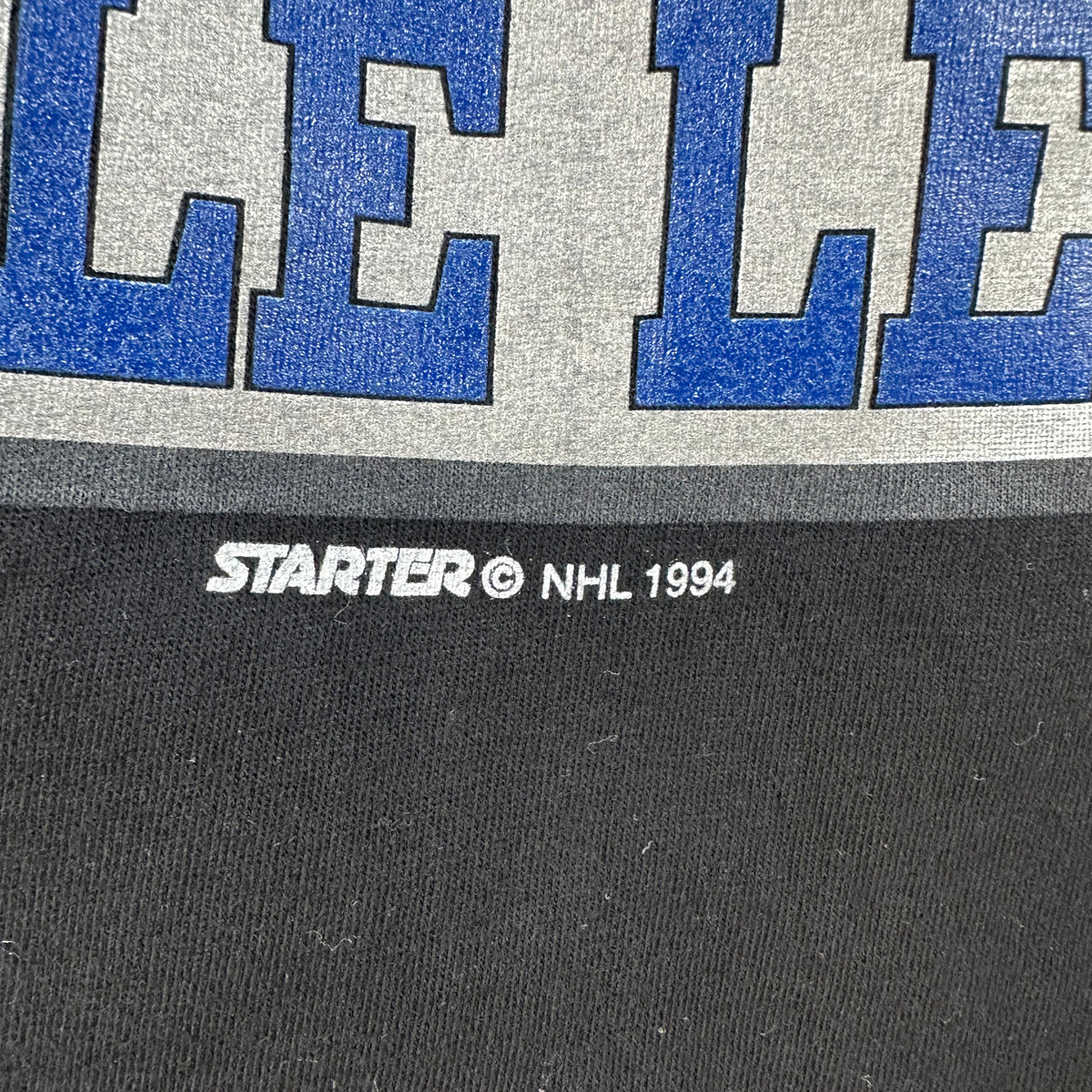 Vintage 1994 Toronto Maple Leafs NHL Starter Graphic Single Stitch T-Shirt