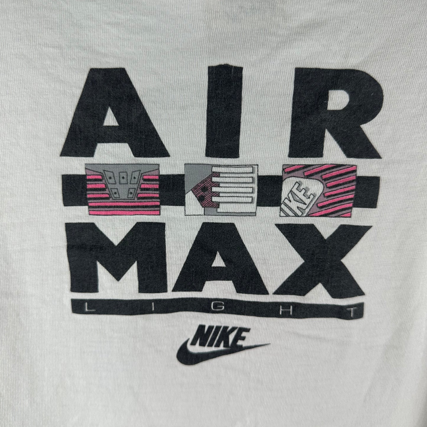 Vintage 90s Nike Air Max Light Sneakers Promo Single Stitch T-Shirt