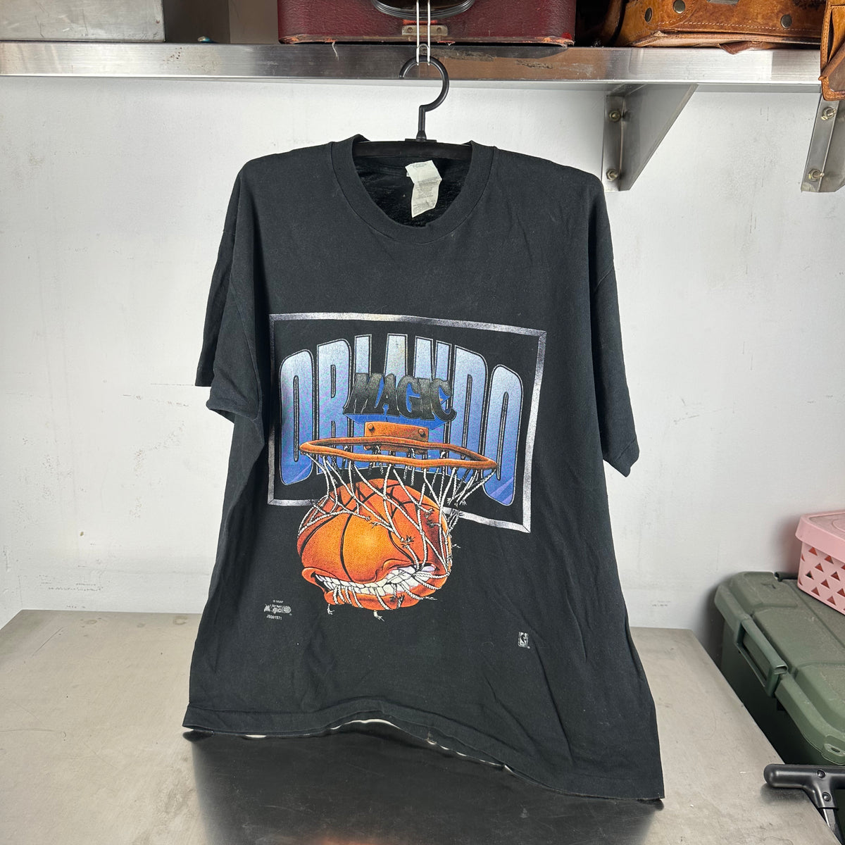 Vintage 90s Orlando Magic Basketball NBA Graphic Single Stitch T-Shirt