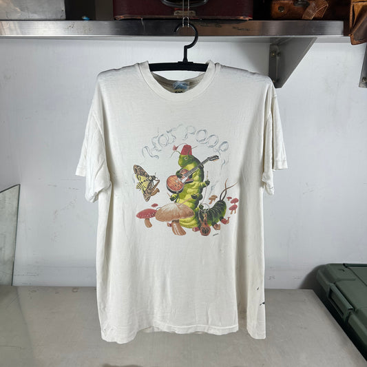 Vintage 90s Walla Walla Hot Poop Records Stereo Shop Graphic Single Stitch T-Shirt