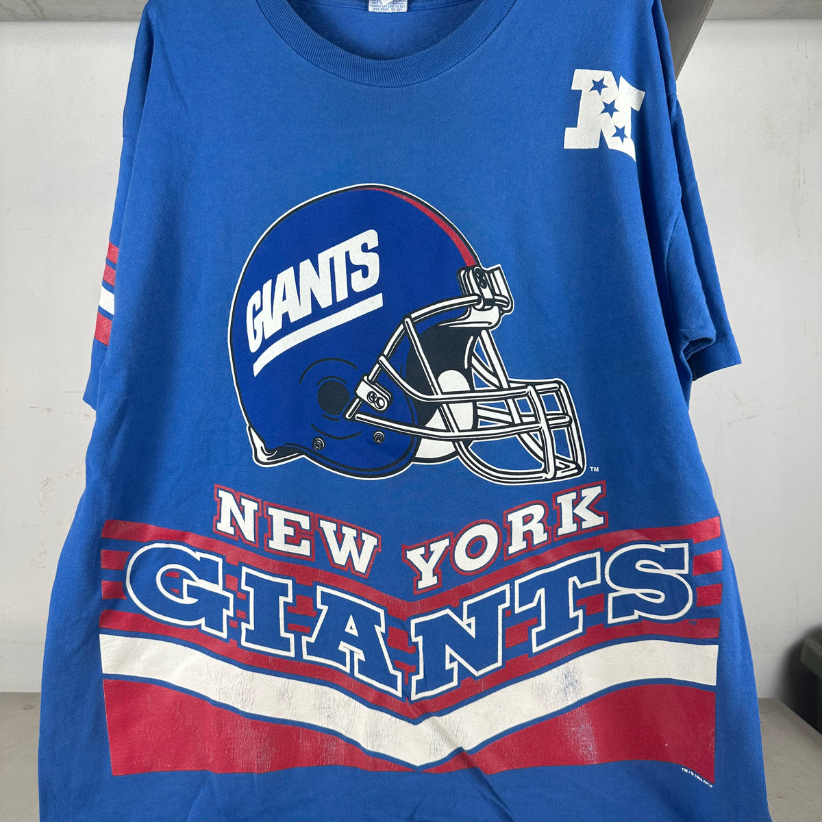 Vintage 1995 New York Giants Football NFL Salem Sportswear AOP T-Shirt