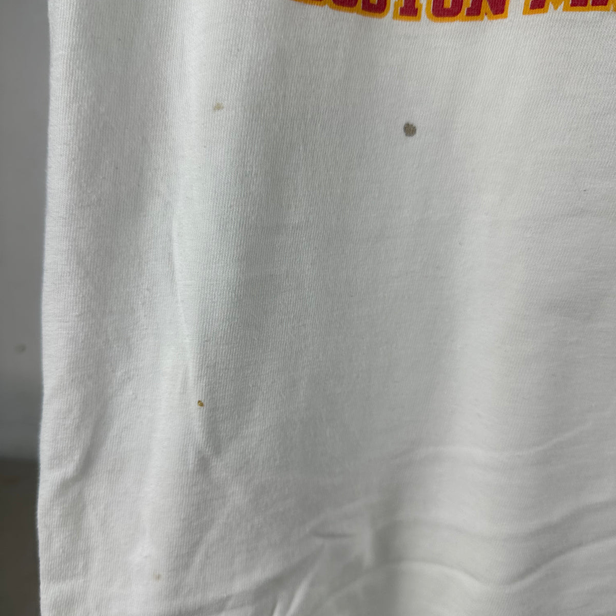 Vintage 90s Boston Garden Celtics Bruins Graphic Single Stitch T-Shirt