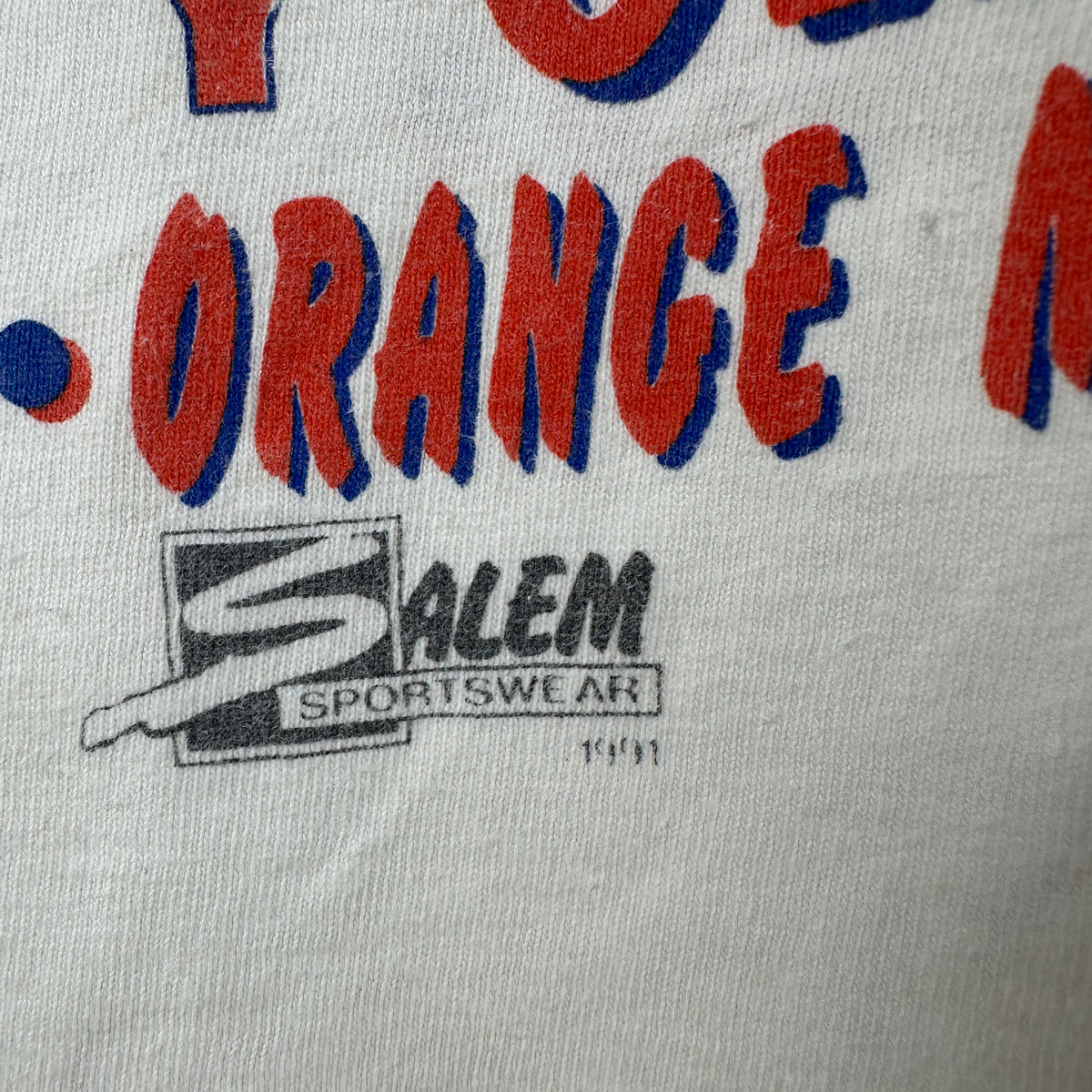 Vintage 90s Syracuse Orange Men Basketball NCAA Salem Sportswear AOP T-Shirt