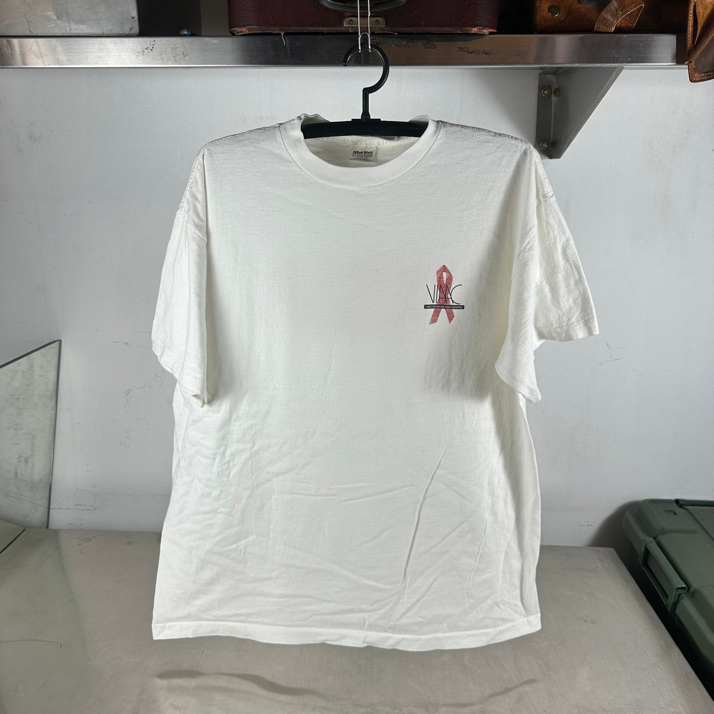 Vintage 90s HBO Home Video VIAAC And the Band Played On Promo T-Shirt