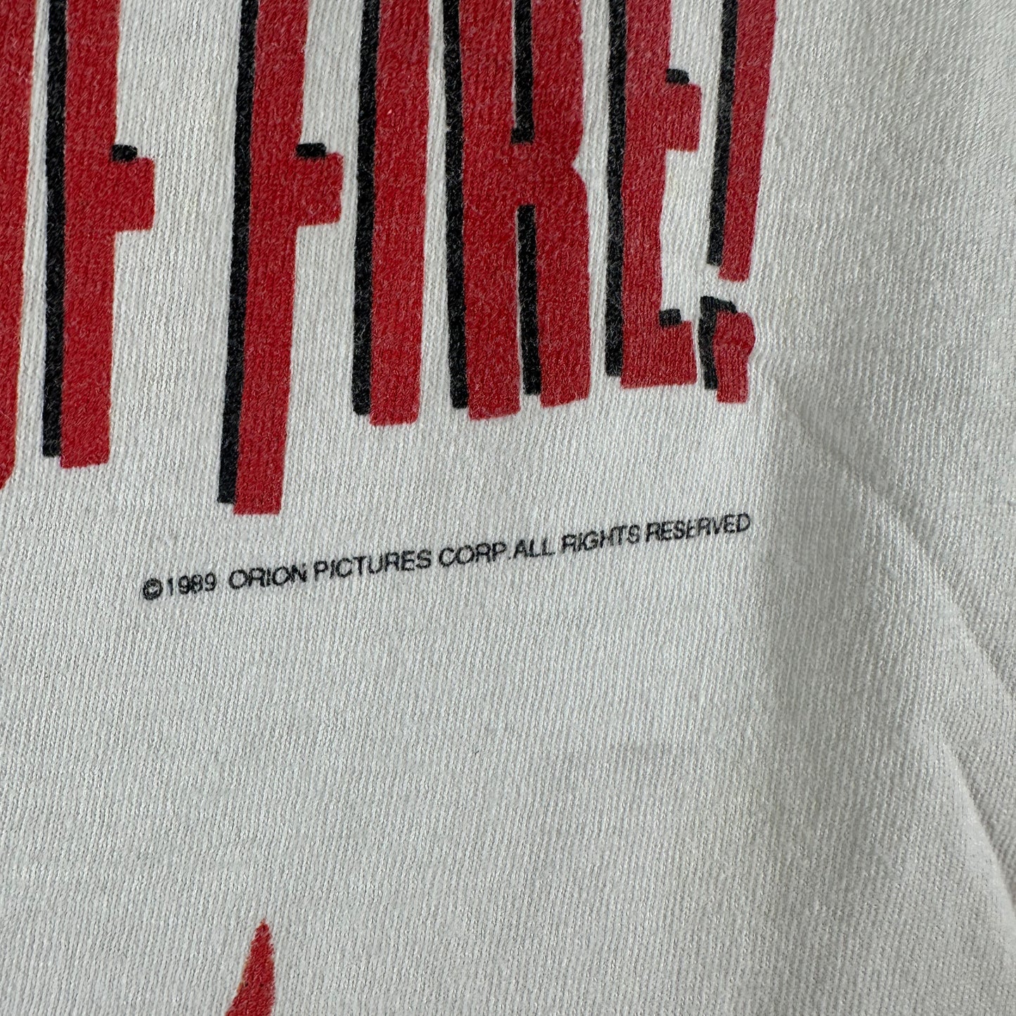 Vintage 1989 Great Balls of Fire! Movie Promo Single Stitch T-Shirt