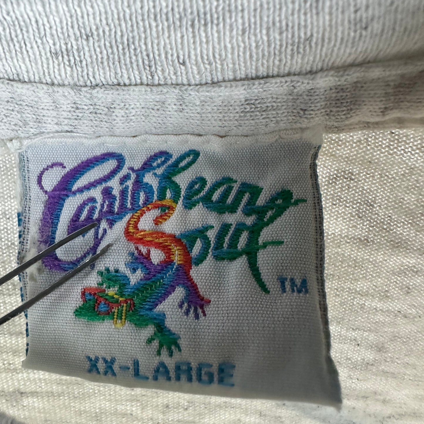 Vintage 1991 Texas Longhorns Mascot NCAA Caribbean Dream Graphic T-Shirt