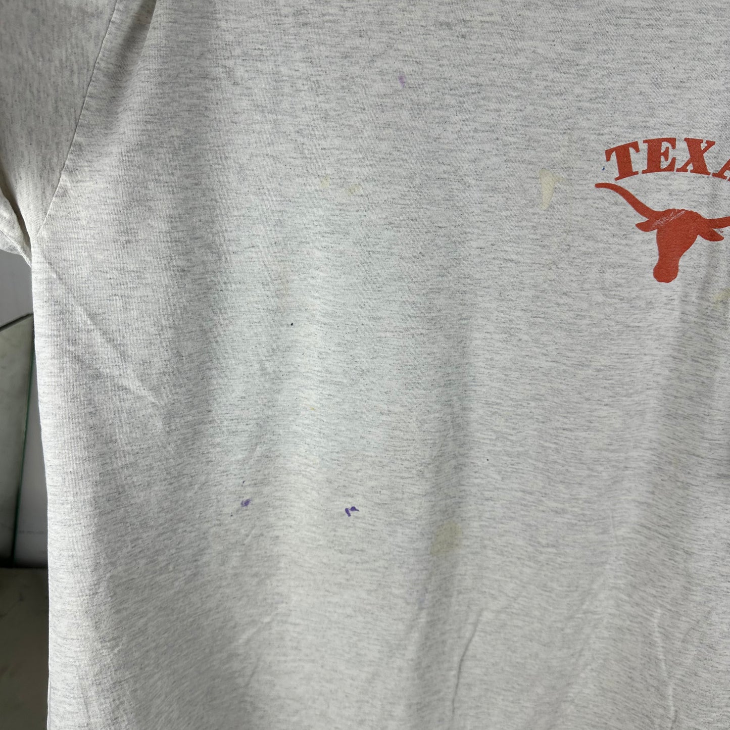 Vintage 1991 Texas Longhorns Mascot NCAA Caribbean Dream Graphic T-Shirt