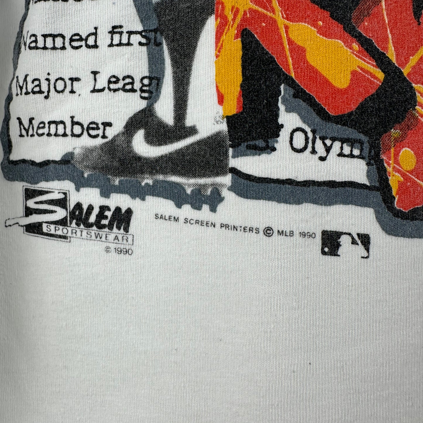 Vintage 1990 Will Clark San Francisco Giants MLB Single Stitch T-Shirt