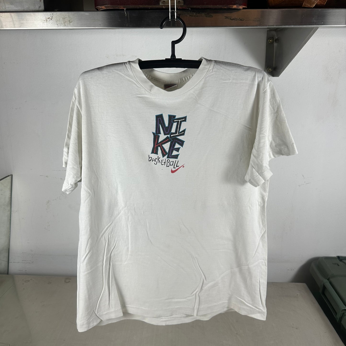 Vintage 90s Nike Just Do It Basketball Promo Single Stitch T-Shirt