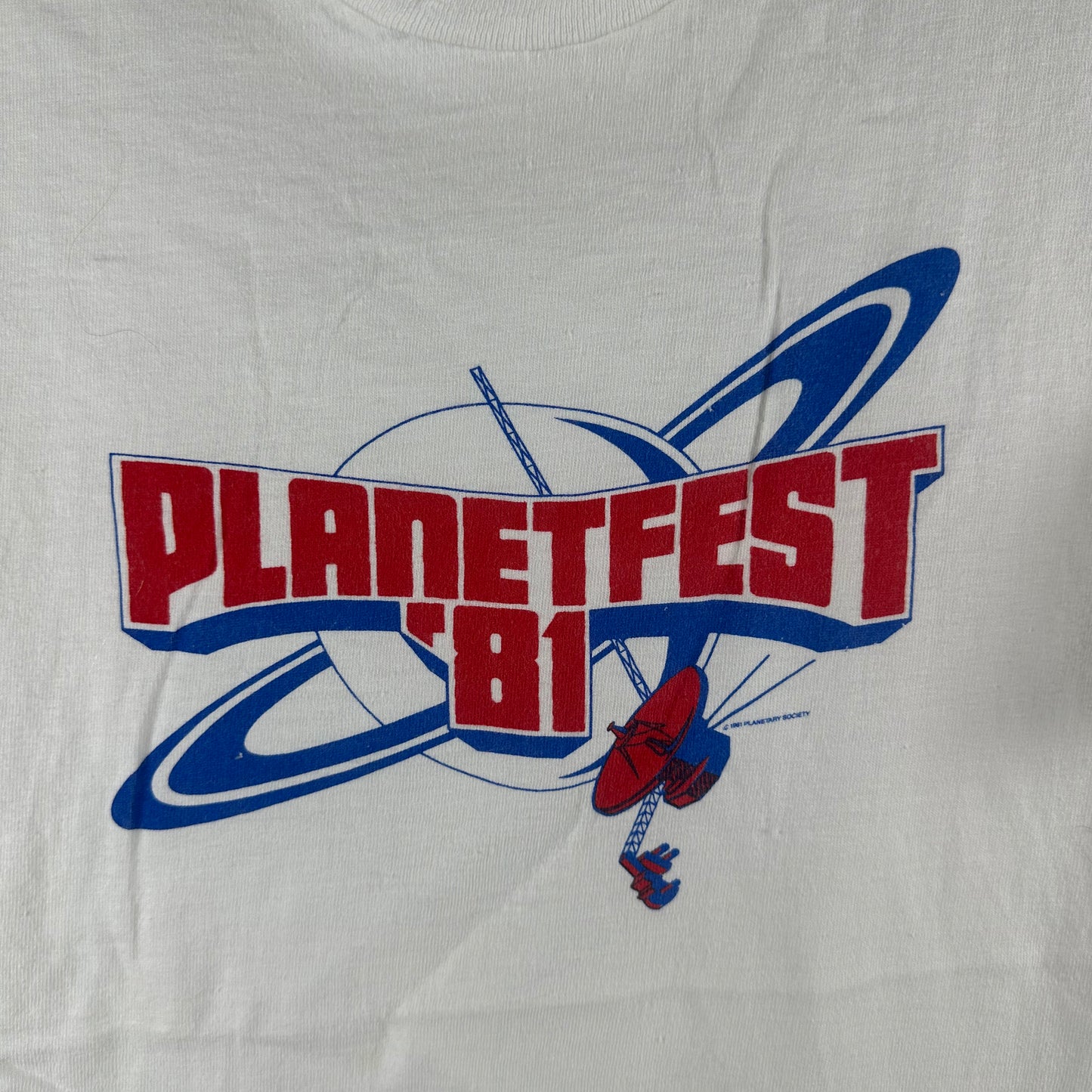 Vintage 1981 Planetfest Graphic Single Stitch T-Shirt