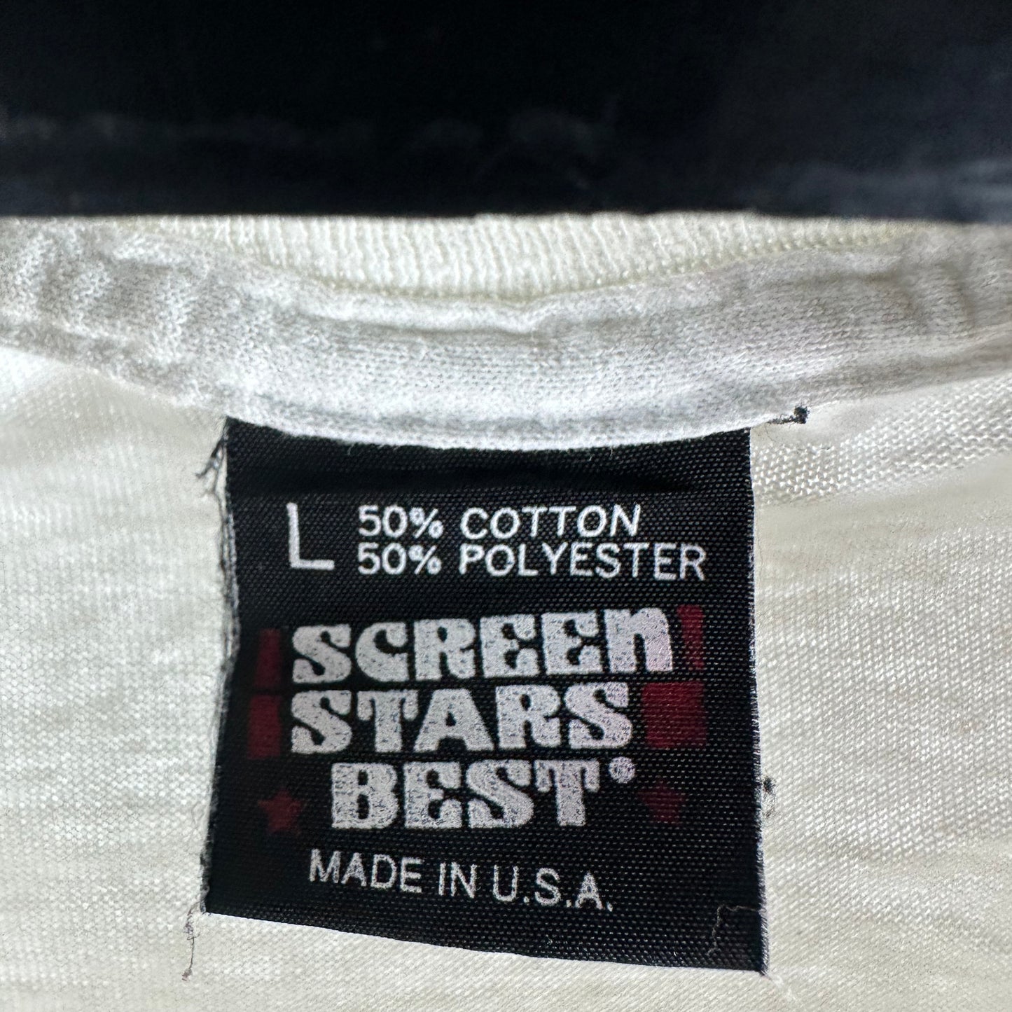 Vintage 80s Get On a Roll Louisiana Downs Graphic Single Stitch T-Shirt