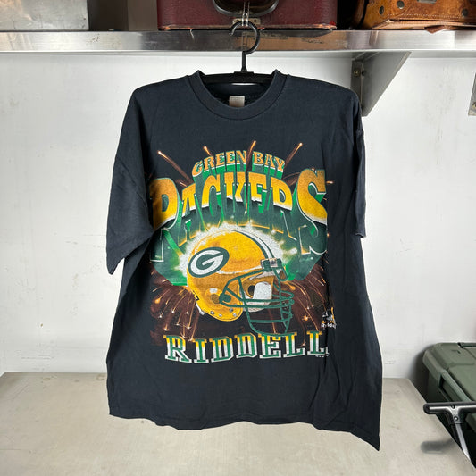 Vintage 1997 Green Bay Packers Football NFL Graphic Single Stitch T-shirt